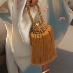 Beaded Gold Bag